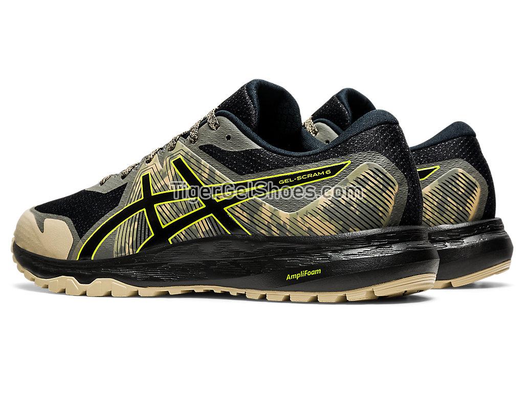 Asics GEL-SCRAM 6 Black/Neon Lime 1011A850-002 Mens Trail Running Shoes