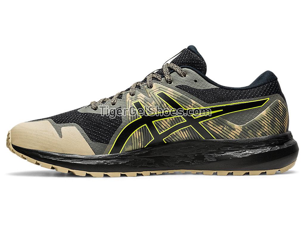 Asics GEL-SCRAM 6 Black/Neon Lime 1011A850-002 Mens Trail Running Shoes