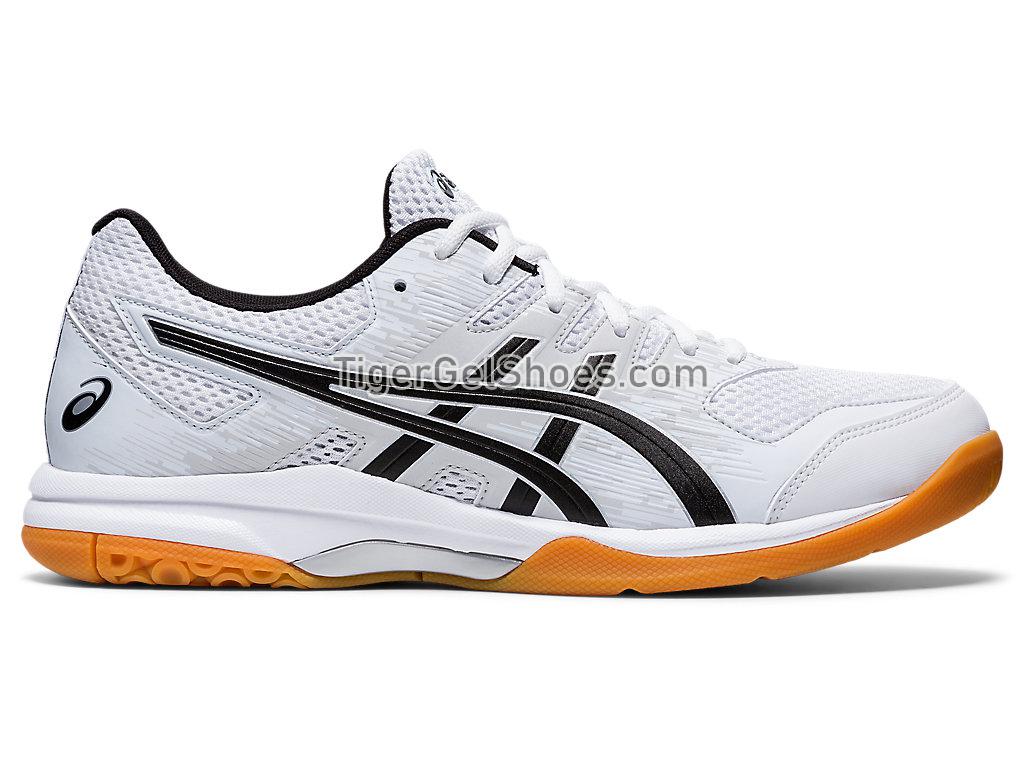 Asics GEL-FURTHERUP White/Black 1071A057-100 Mens Volleyball Shoes