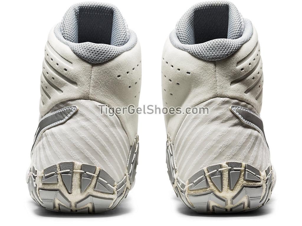Asics Aggressor 4 White/Pure Silver 1081A001-102 Mens Wrestling Shoes