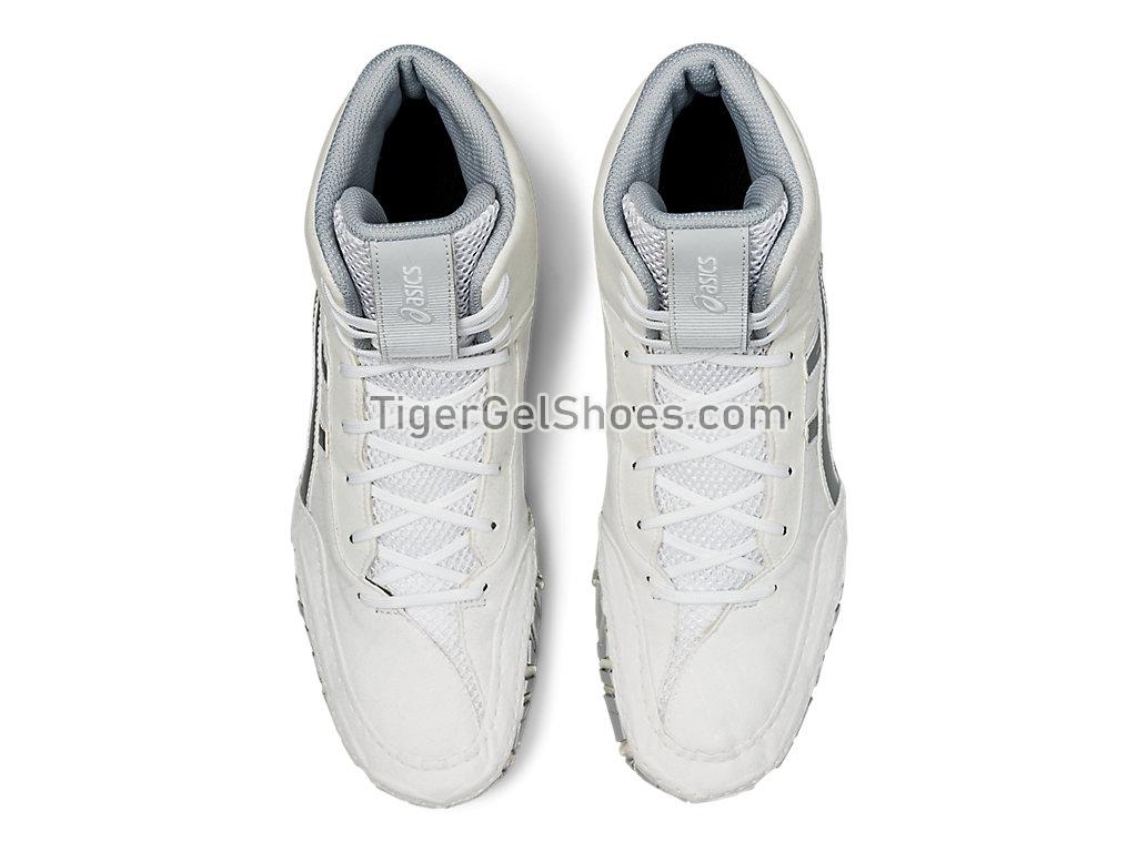 Asics Aggressor 4 White/Pure Silver 1081A001-102 Mens Wrestling Shoes