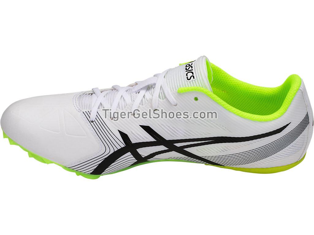 Asics HyperSprint 6 White/Black/Safety Yellow G500Y-0190 Mens Track and Field Shoes