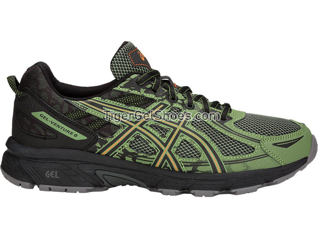 Asics GEL-Venture 6 Cedar Green/Lava Orange T7G1N-300 Mens Trail Running Shoes