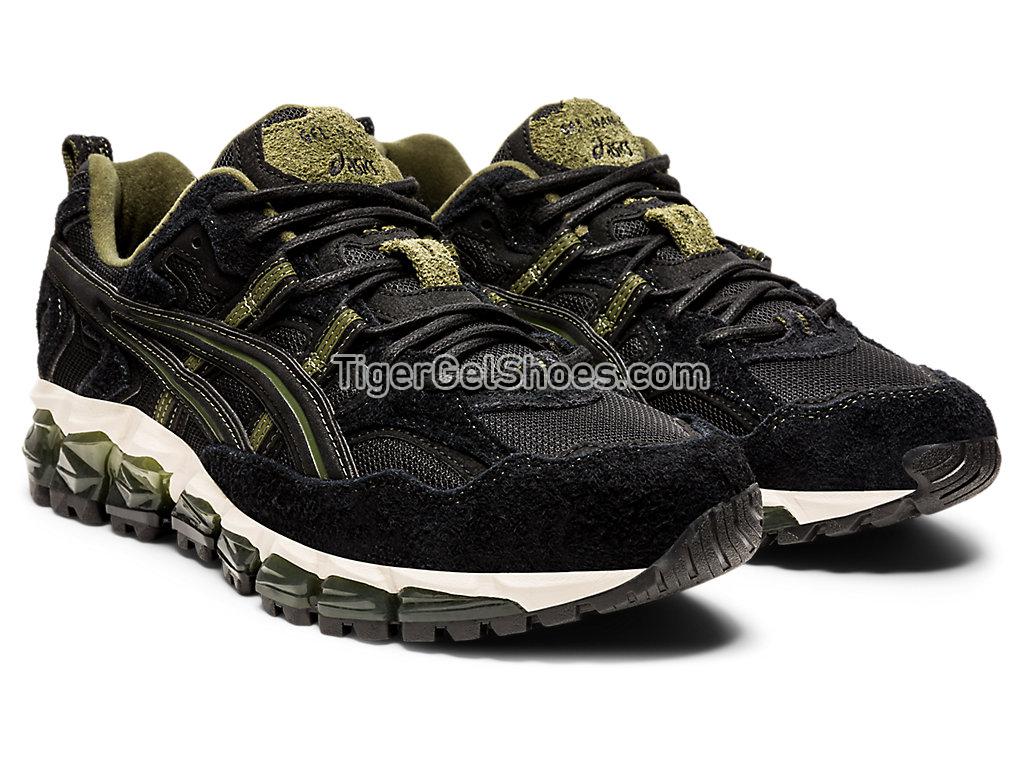 Asics GEL-NANDI 360 Black/Smog Green 1021A416-001 GEL Mens Womens Shoes