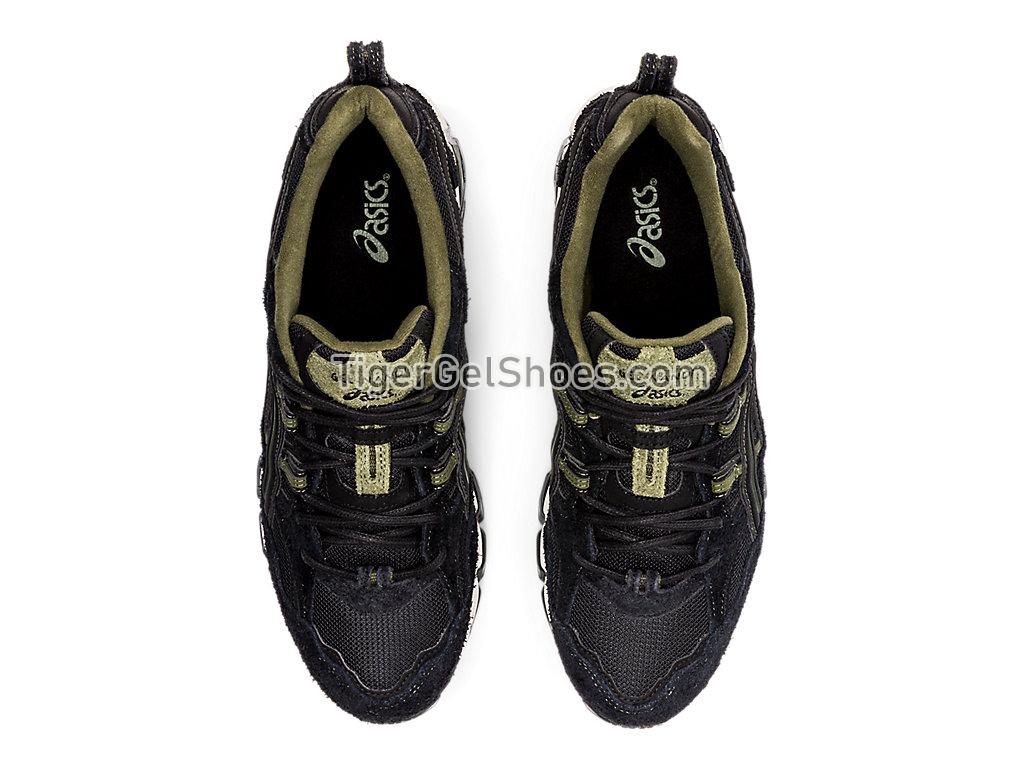 Asics GEL-NANDI 360 Black/Smog Green 1021A416-001 GEL Mens Womens Shoes