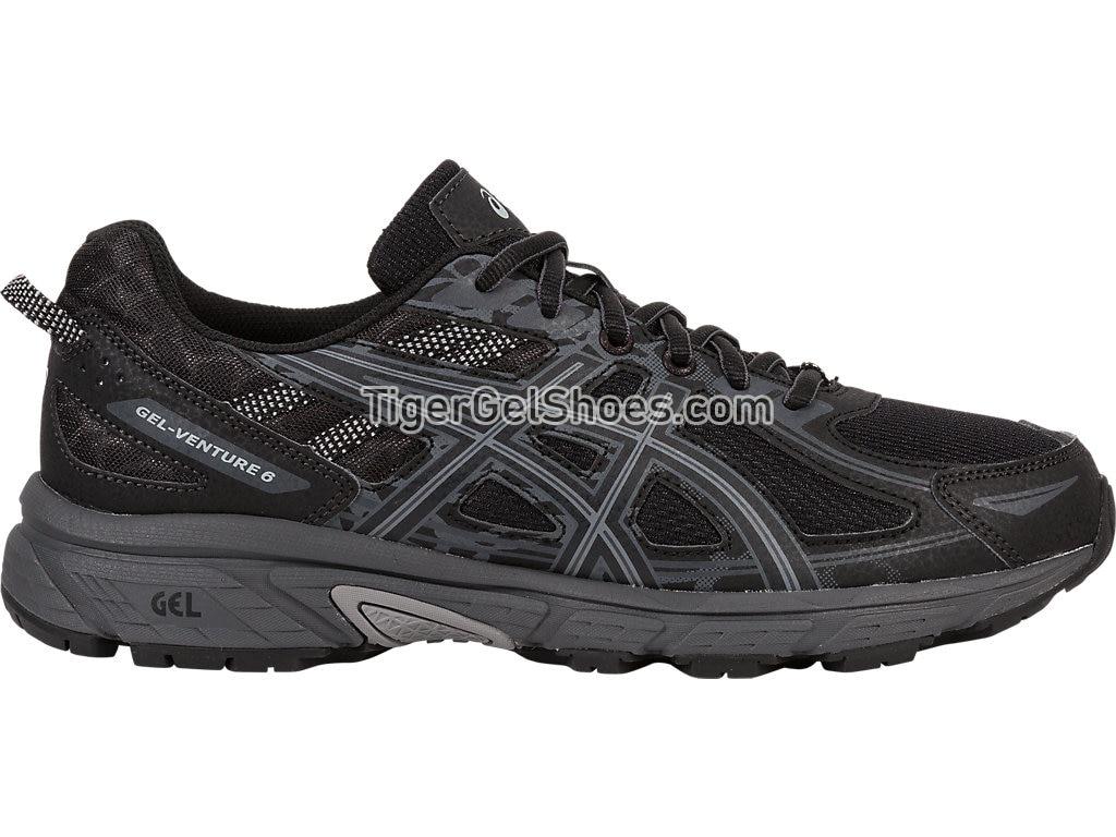 Asics GEL-Venture 6 Black/Phantom/Mid Grey T7G1N-9016 Mens Trail Running Shoes