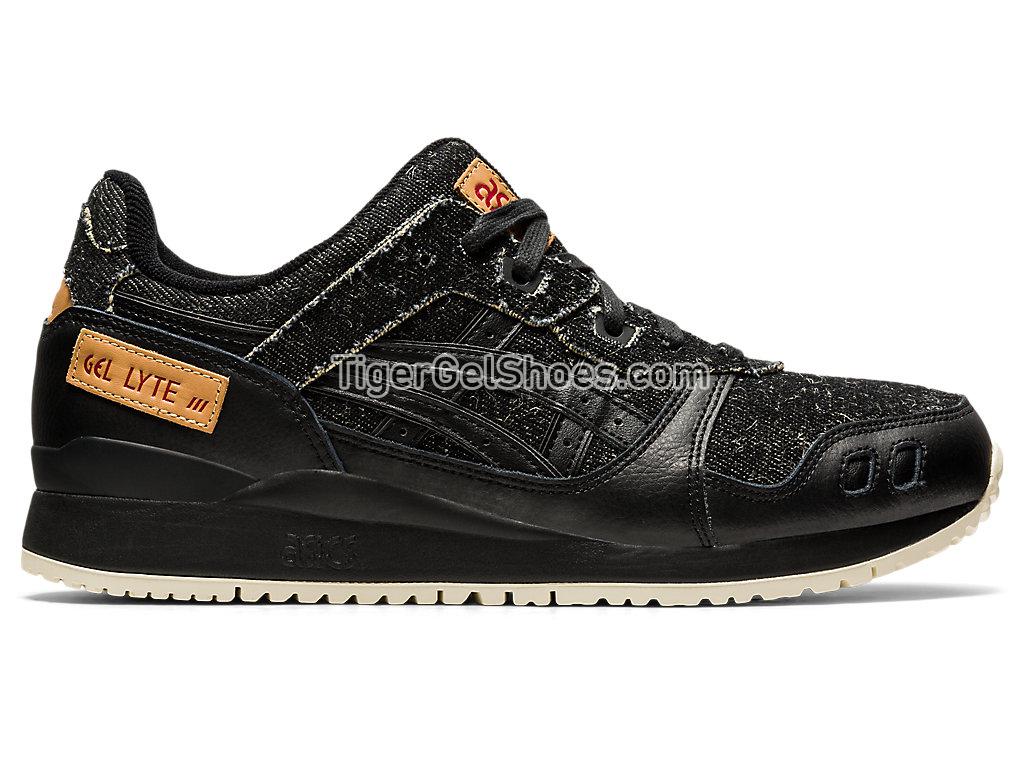 Asics GEL-LYTE III Black/Black 1201A049-001 GEL Mens Womens Shoes
