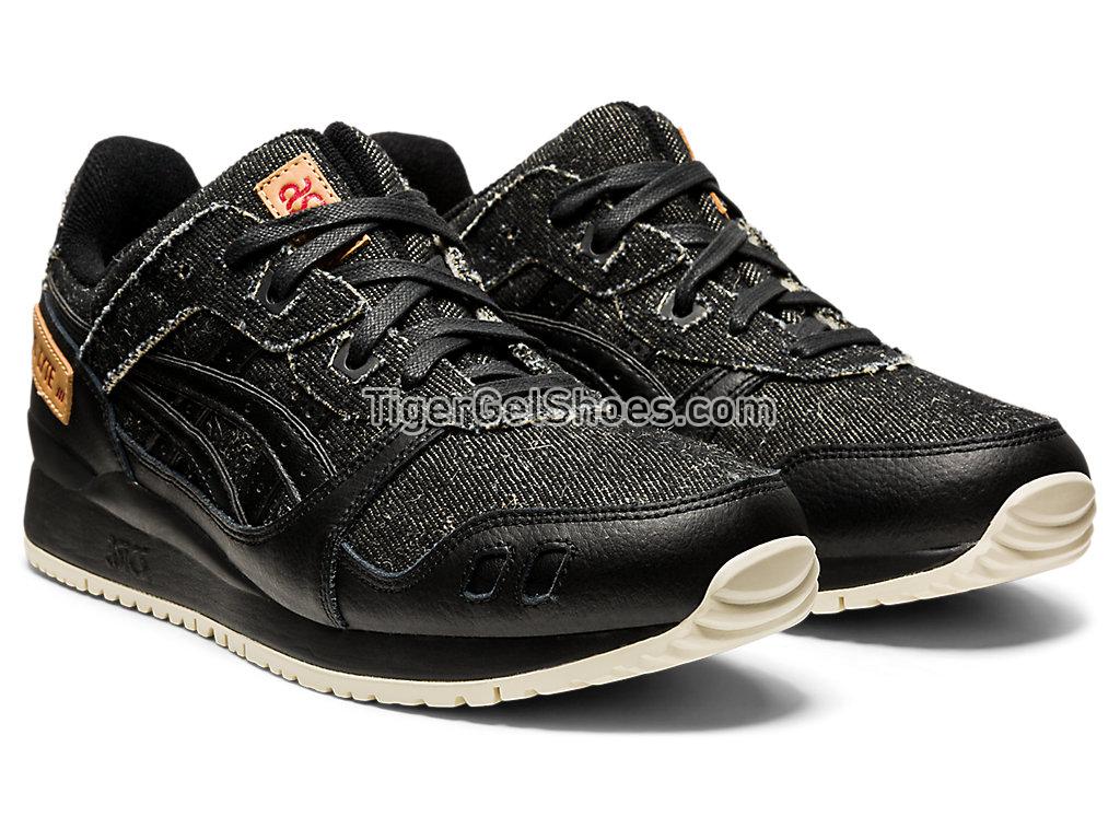 Asics GEL-LYTE III Black/Black 1201A049-001 GEL Mens Womens Shoes