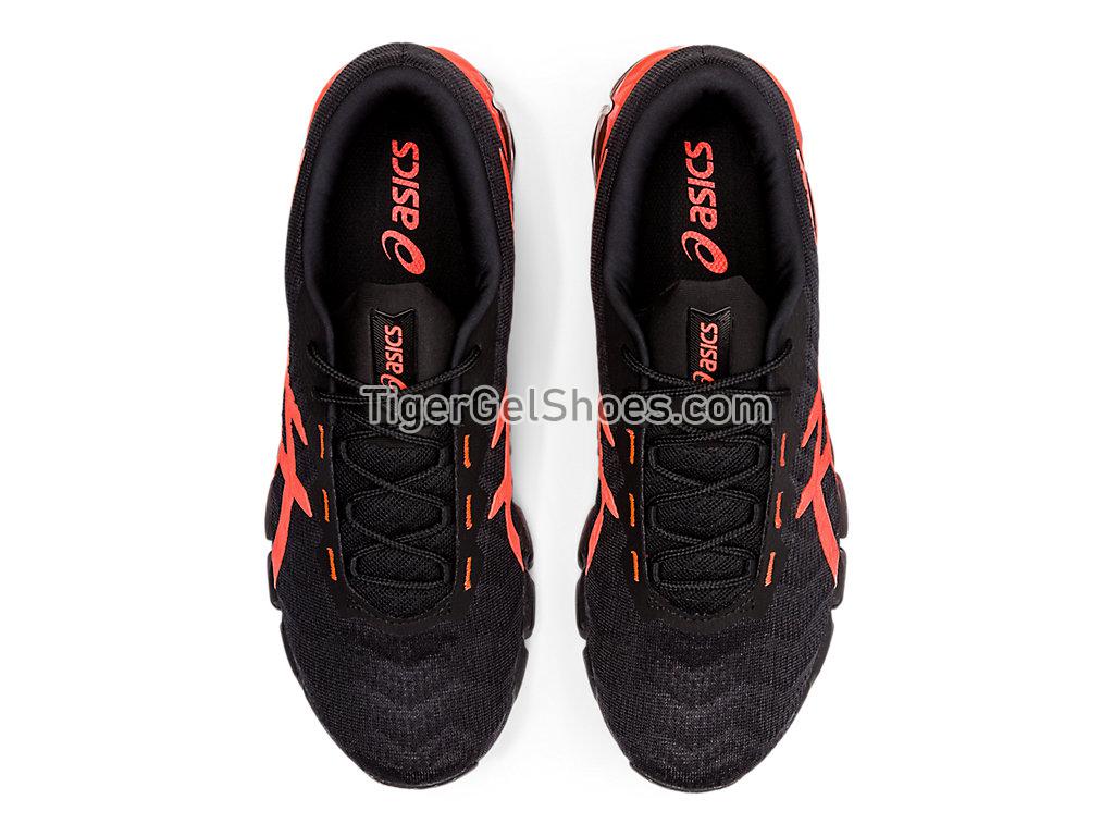 Asics GEL-QUANTUM 180 5 Black/Sunrise Red 1201A036-001 GEL Mens Womens Shoes