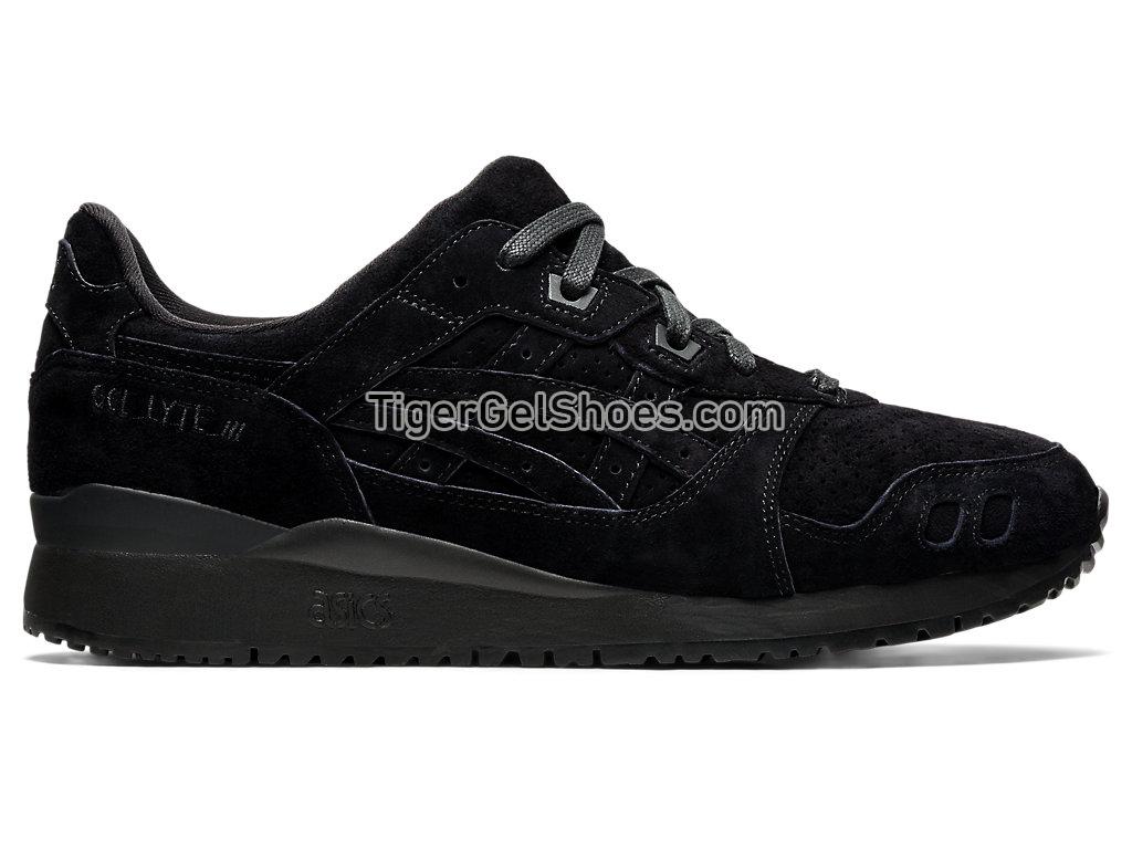 Asics GEL-LYTE III Black/Black 1201A050-001 GEL Mens Womens Shoes