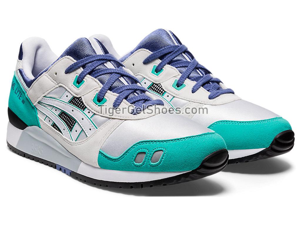 Asics GEL-LYTE III White/Blue 1191A266-103 GEL Mens Womens Shoes