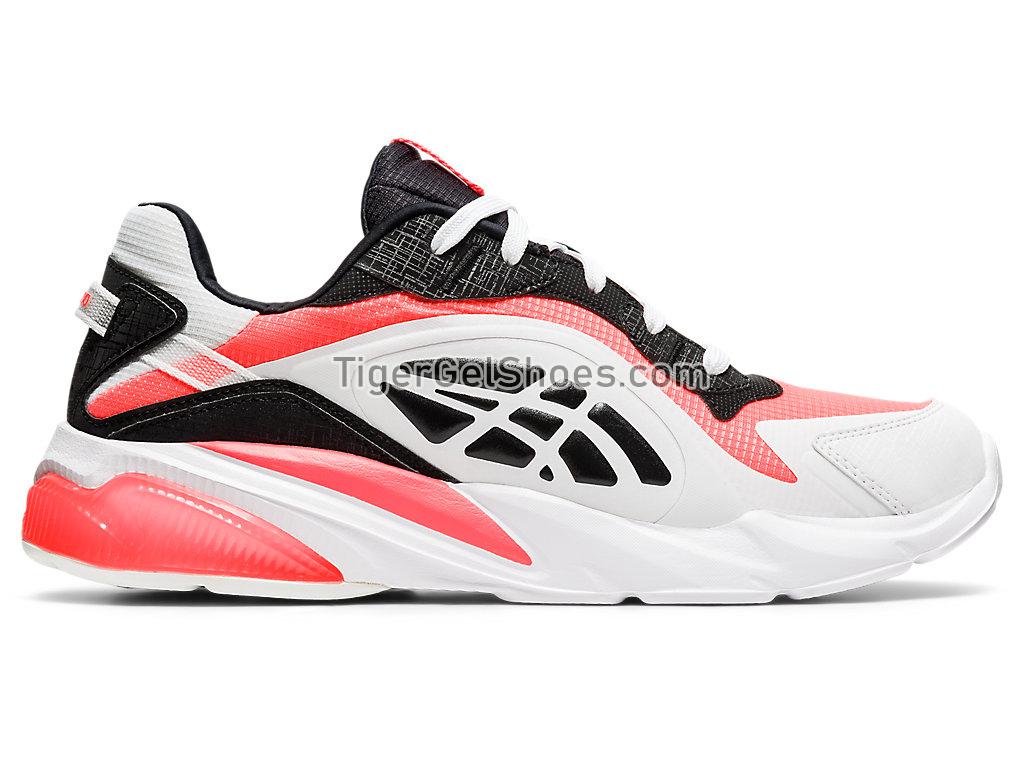 Asics GEL-MIQRUM Black/Sunrise Red 1201A030-001 GEL Mens Womens Shoes