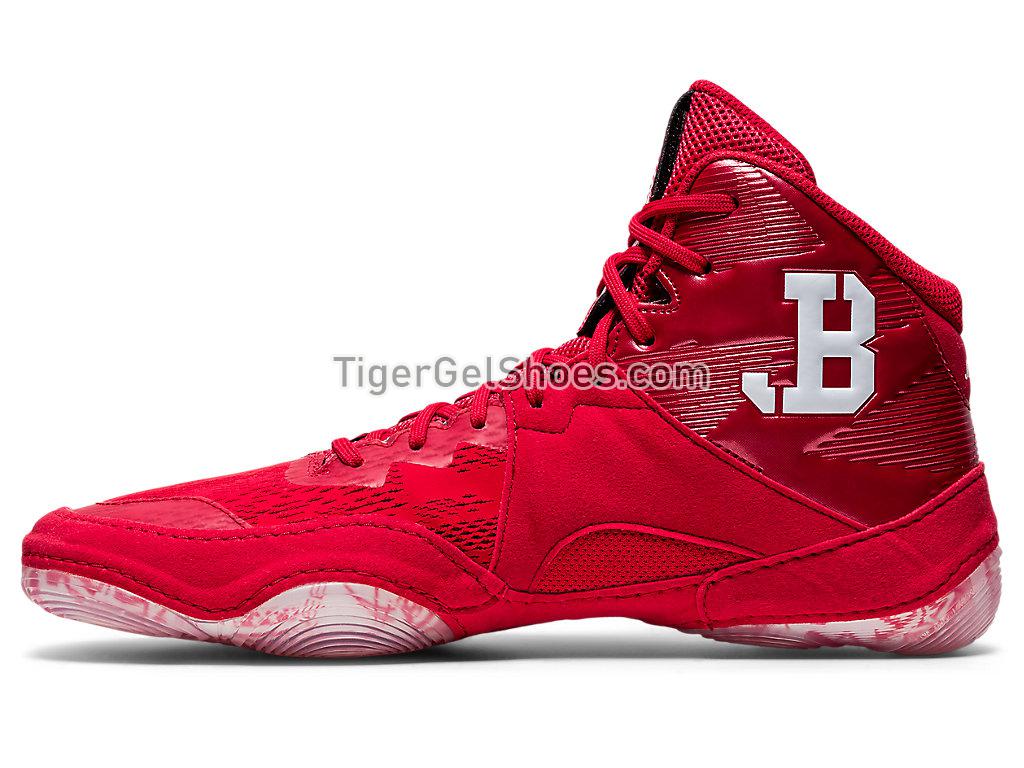 Asics JB ELITE IV Classic Red/White 1081A016-600 Mens Wrestling Shoes