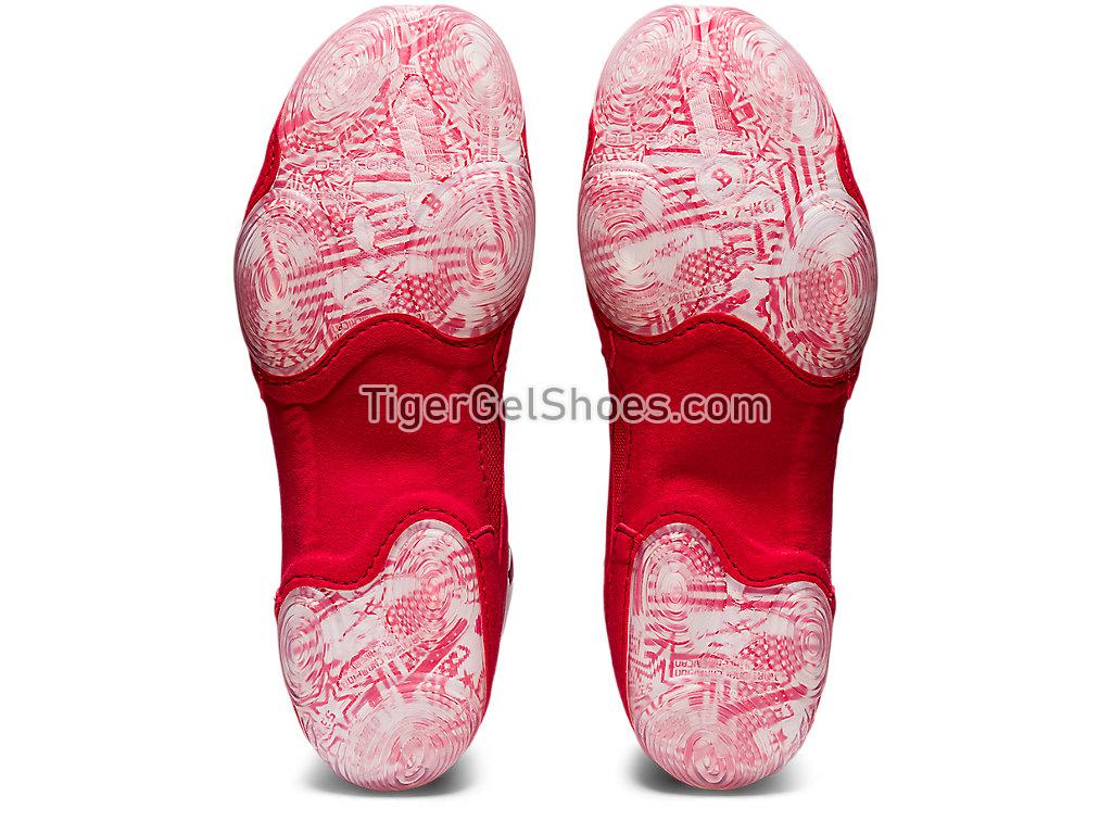 Asics JB ELITE IV Classic Red/White 1081A016-600 Mens Wrestling Shoes