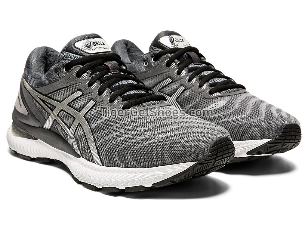 Asics GEL-NIMBUS 22 Platinum Carrier Grey/Pure Silver 1011A779-020 Mens Running Shoes