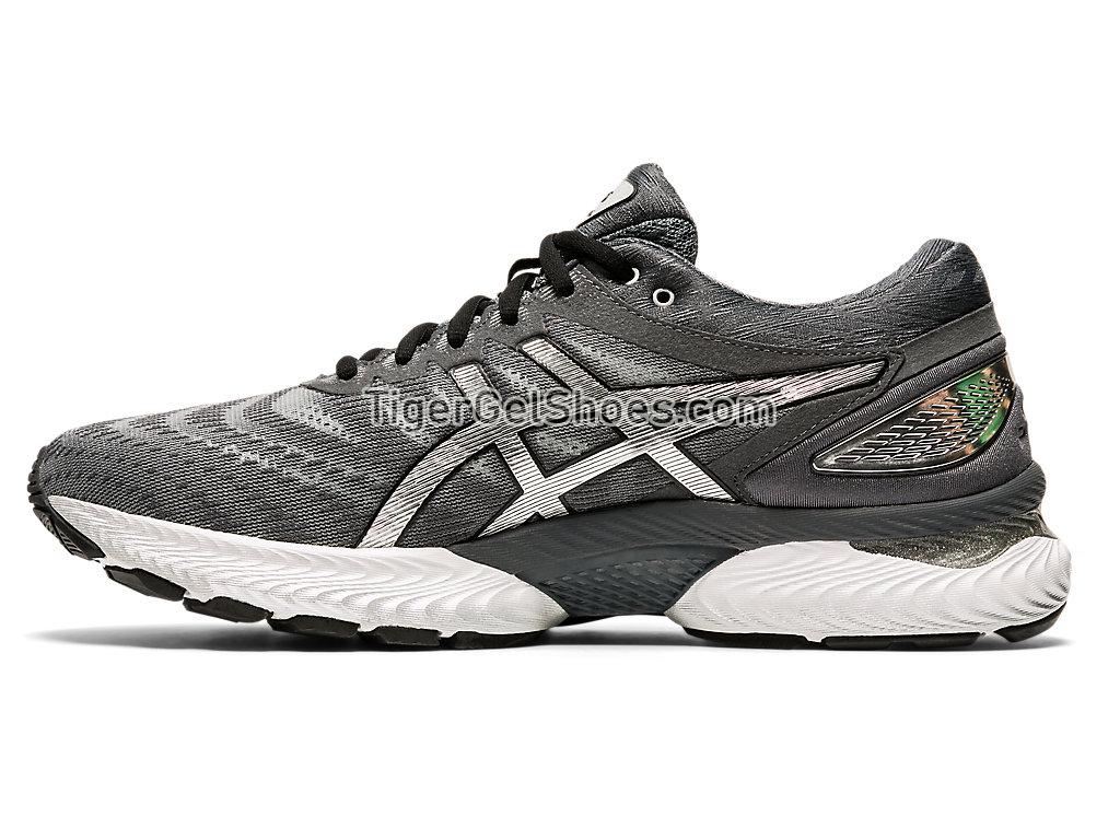 Asics GEL-NIMBUS 22 Platinum Carrier Grey/Pure Silver 1011A779-020 Mens Running Shoes