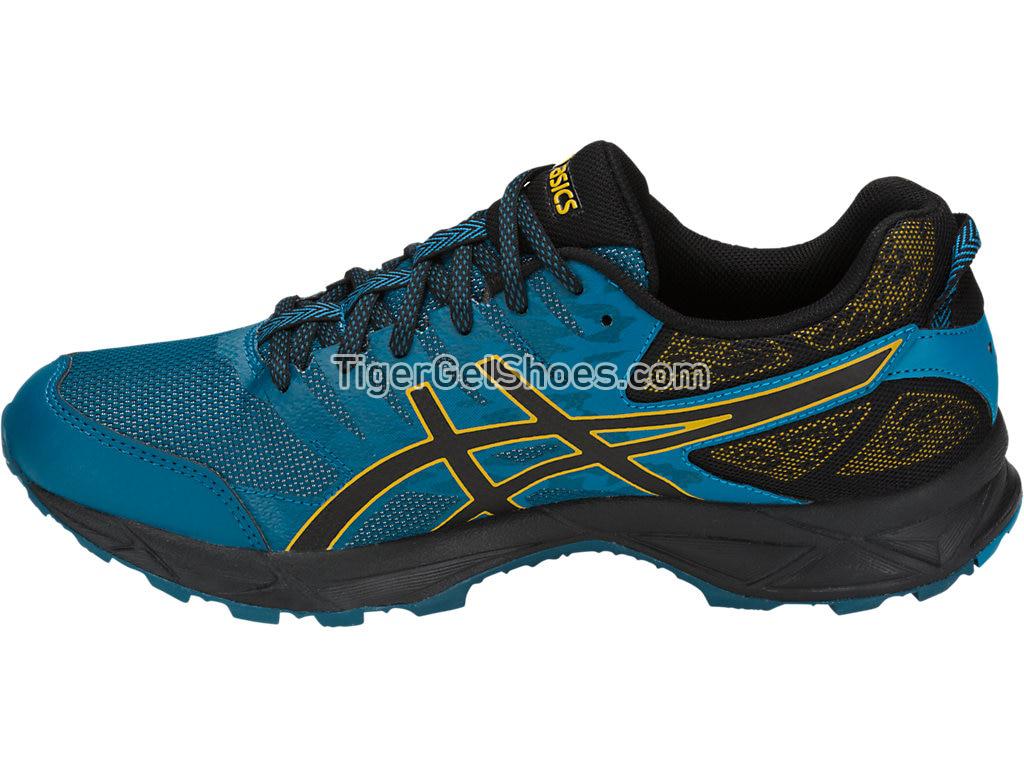 Asics GEL-Sonoma 3 Ink Blue/Black/Lemon Curry T724N-4590 Mens Trail Running Shoes