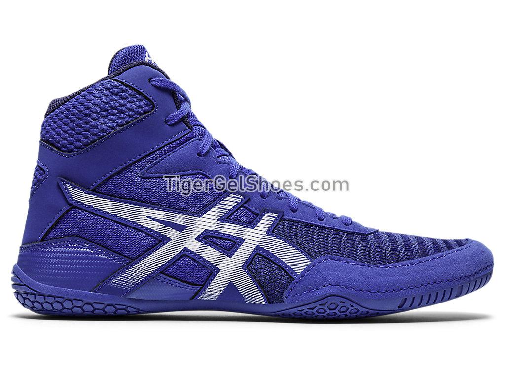 Asics MATCONTROL 2 Asics Blue/White 1081A029-400 Mens Wrestling Shoes