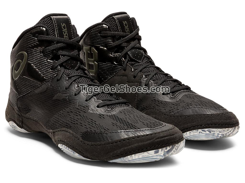 Asics JB ELITE IV Black/Gunmetal 1081A016-002 Mens Wrestling Shoes