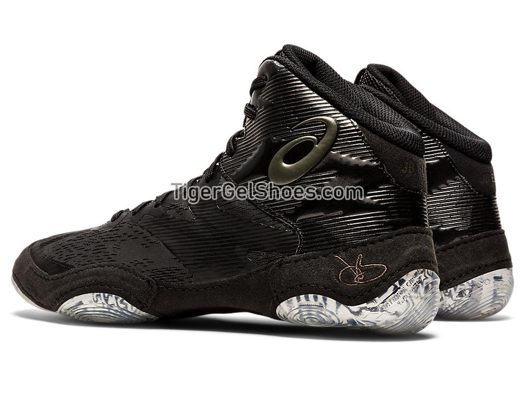 Asics JB ELITE IV Black/Gunmetal 1081A016-002 Mens Wrestling Shoes