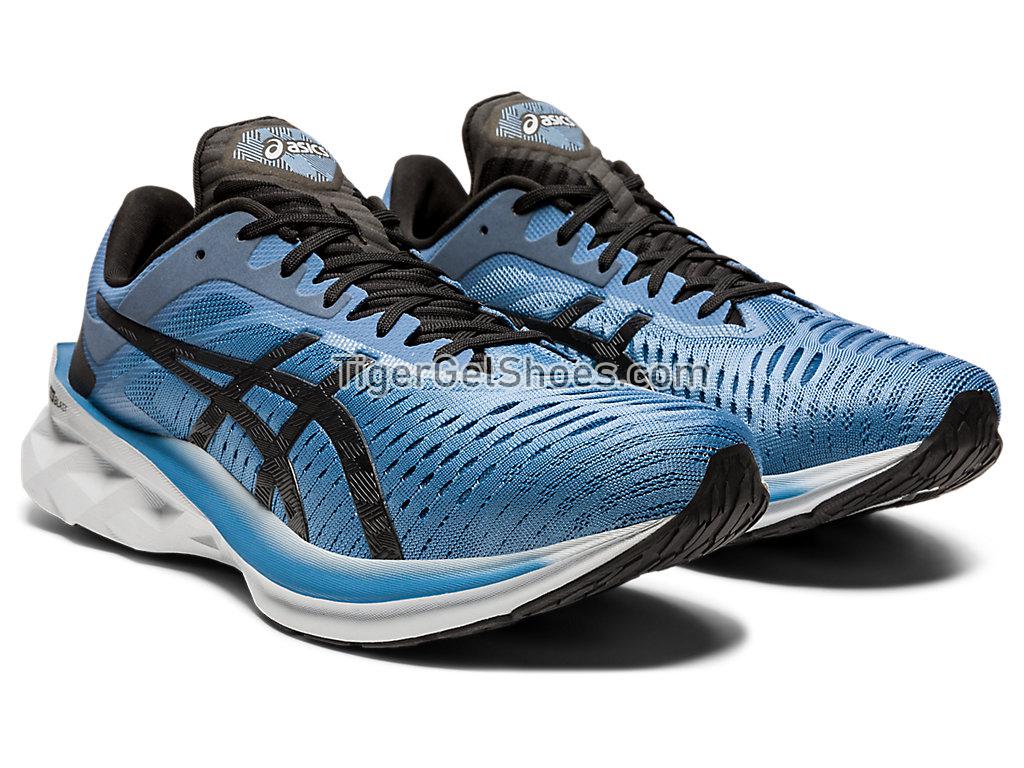 Asics NOVABLAST Grey Floss/Black 1011A681-401 Mens Running Shoes