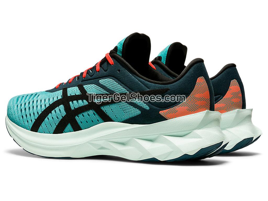 Asics NOVABLAST SPS Techno Cyan/Black 1021A525-300 GEL Mens Womens Shoes