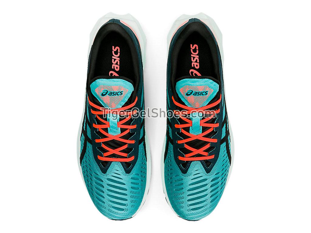 Asics NOVABLAST SPS Techno Cyan/Black 1021A525-300 GEL Mens Womens Shoes