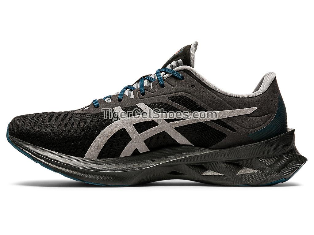 Asics NOVABLAST SPS Black/Sheet Rock 1021A525-001 GEL Mens Womens Shoes