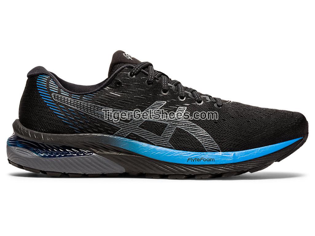 Asics GEL-CUMULUS 22 Black/Directoire Blue 1011A862-001 Mens Running Shoes