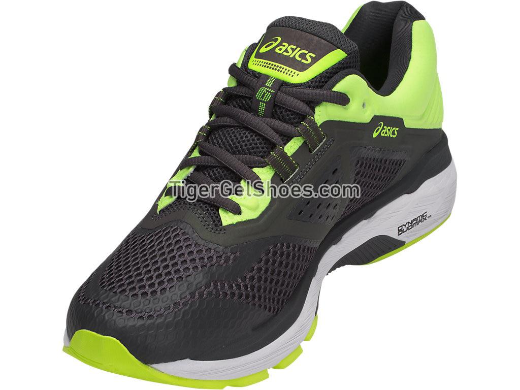 Asics GT-2000 6 Lite-Show Dark Grey/Dark Grey/Safety Yellow T834N-9595 Mens Running Shoes