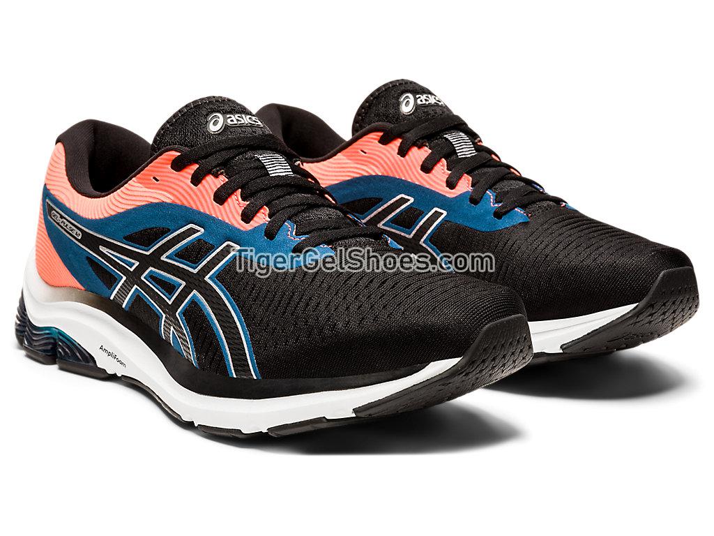 Asics GEL-PULSE 12 Black/Pure Silver 1011A844-003 Mens Running Shoes