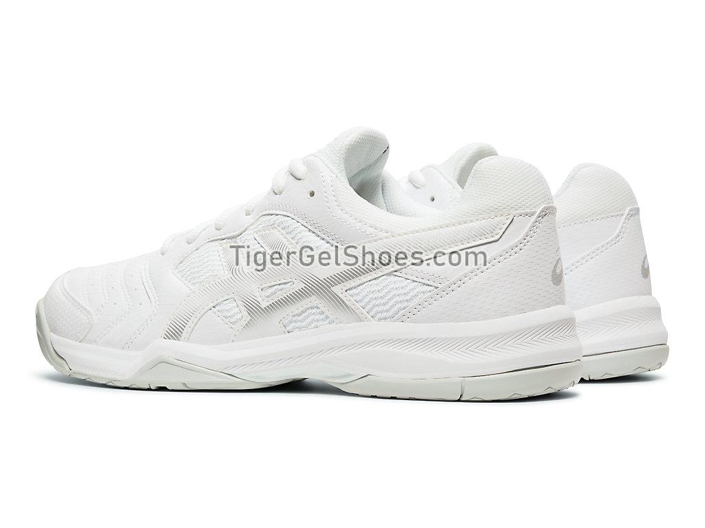 Asics GEL-DEDICATE 6 White/Silver 1041A074-101 Mens Tennis Shoes