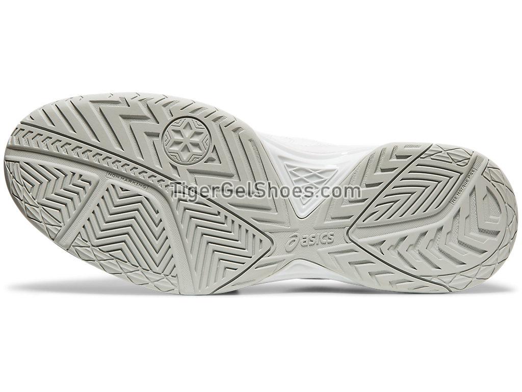 Asics GEL-DEDICATE 6 White/Silver 1041A074-101 Mens Tennis Shoes