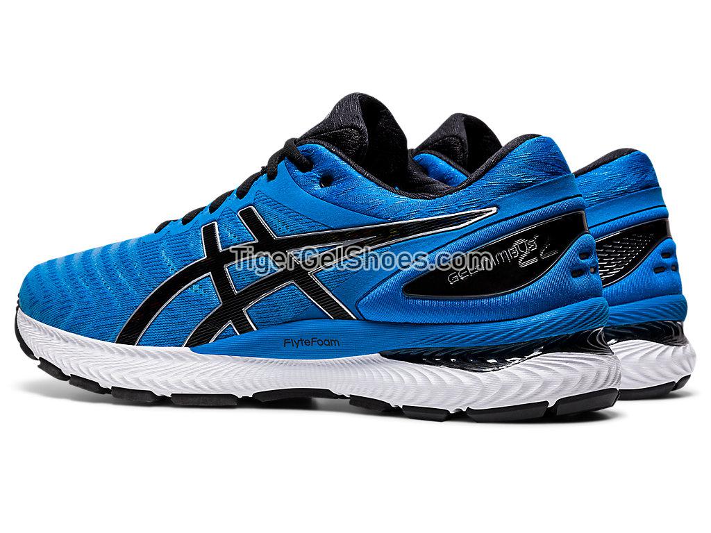 Asics GEL-NIMBUS 22 Directoire Blue/Black 1011A680-405 Mens Running Shoes