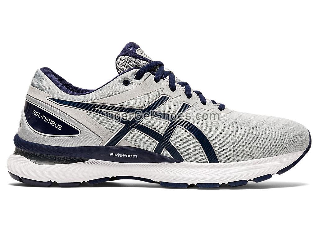 Asics GEL-NIMBUS 22 Piedmont Grey/Peacoat 1011A680-025 Mens Running Shoes