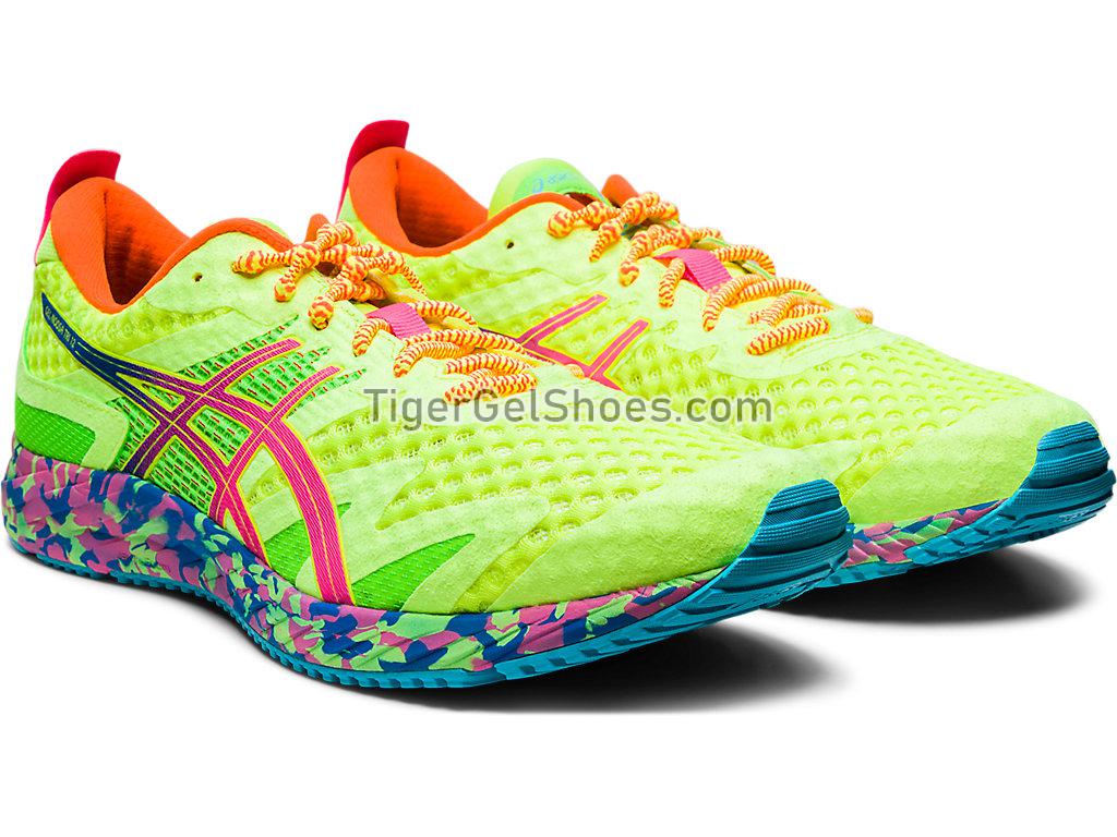 Asics GEL-NOOSA TRI 12 Safety Yellow/Hot Pink 1011A673-750 Mens Running Shoes