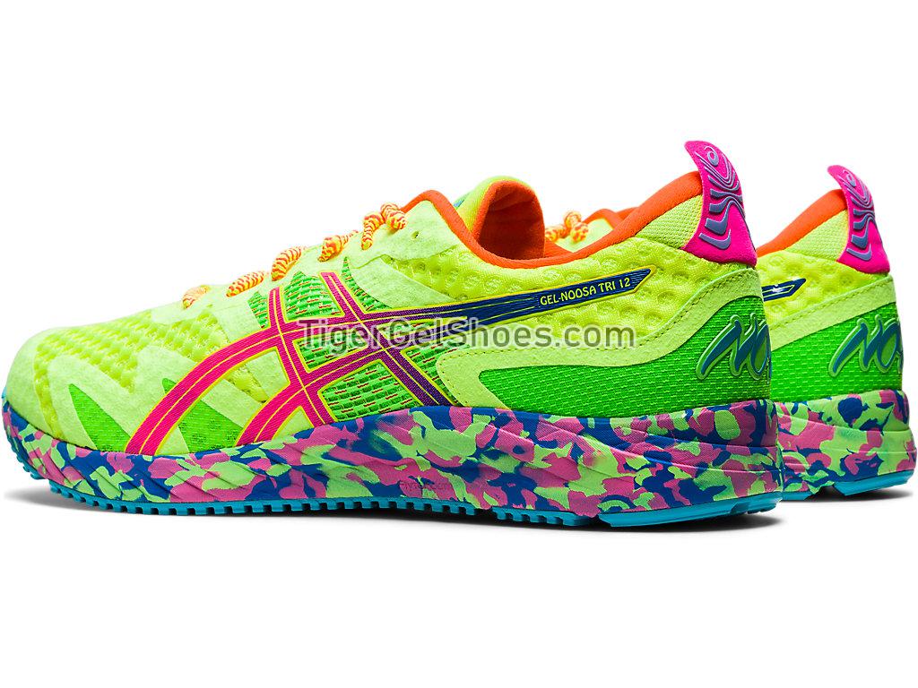 Asics GEL-NOOSA TRI 12 Safety Yellow/Hot Pink 1011A673-750 Mens Running Shoes