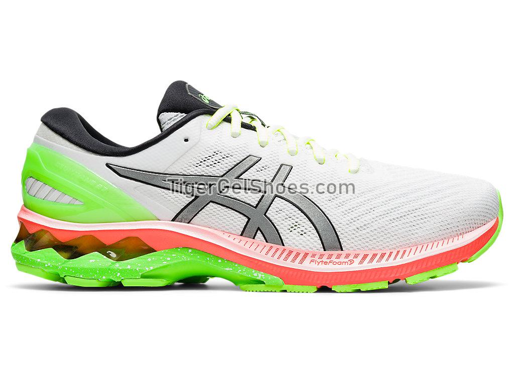 Asics GEL-KAYANO 27 LITE-SHOW White/Pure Silver 1011A885-100 Mens Running Shoes
