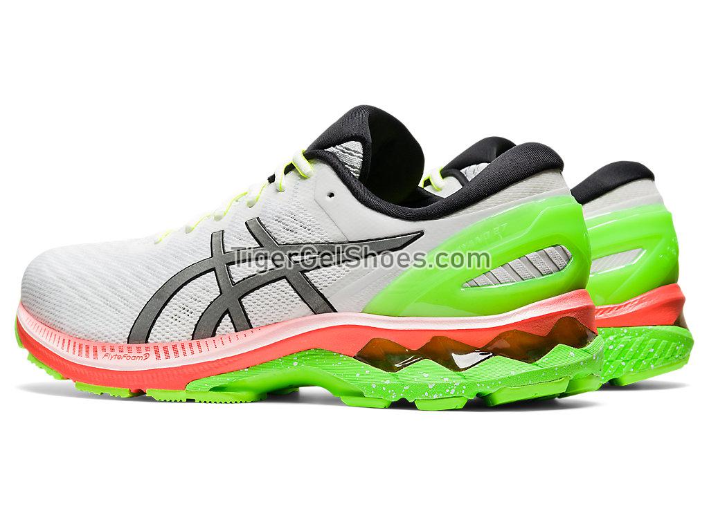 Asics GEL-KAYANO 27 LITE-SHOW White/Pure Silver 1011A885-100 Mens Running Shoes
