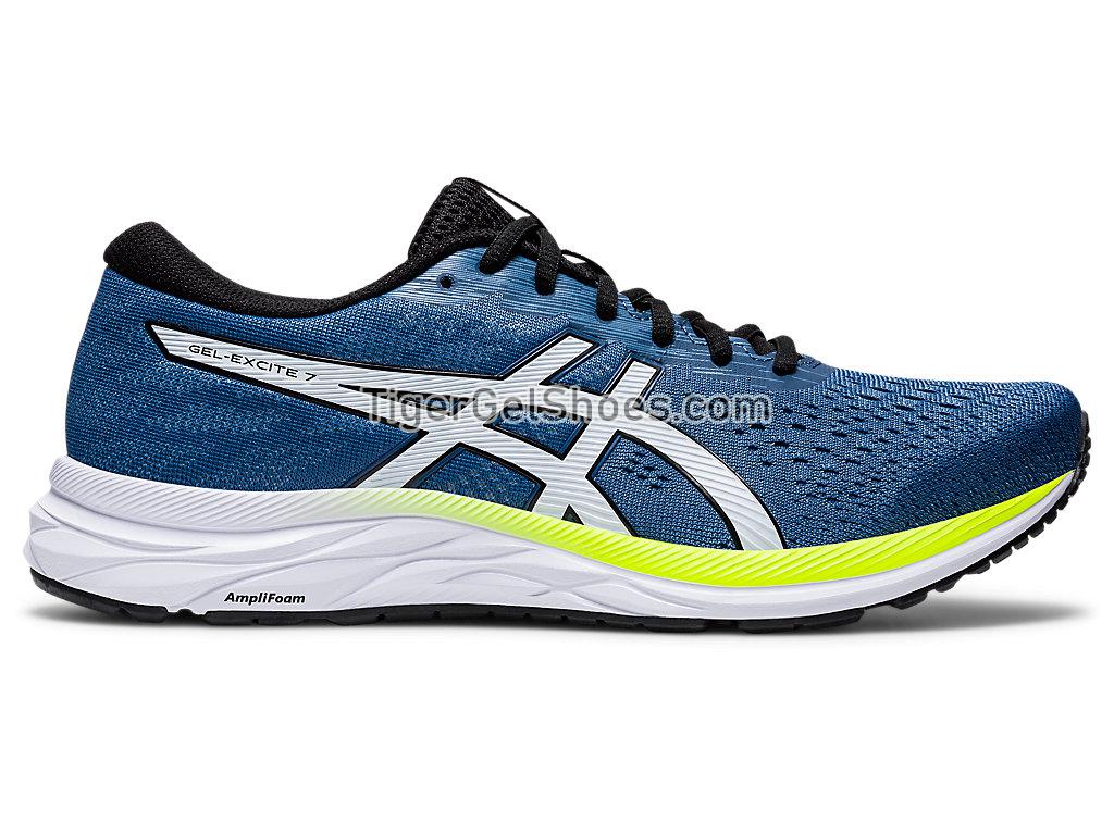 Asics GEL-Excite 7 Grand Shark/Black 1011A657-404 Mens Running Shoes Asics GEL-Excite 7 Grand Shark/Black 1011A657-404 Mens Running Shoes