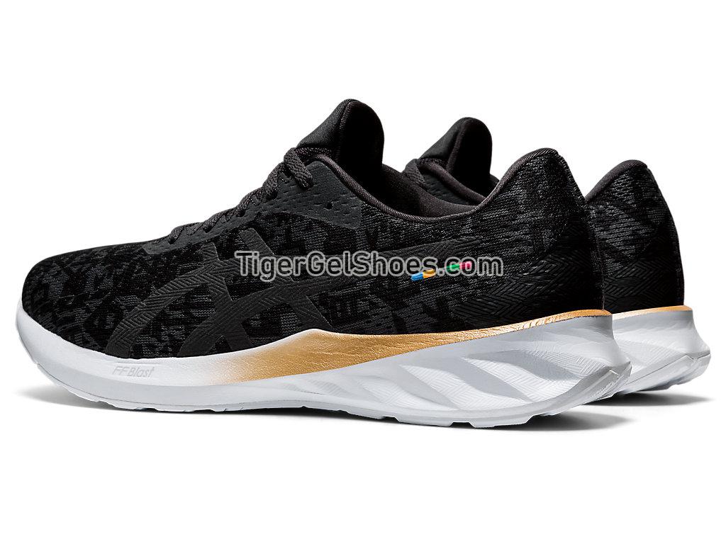 Asics ROADBLAST Black/Graphite Grey 1011B067-001 Mens Running Shoes
