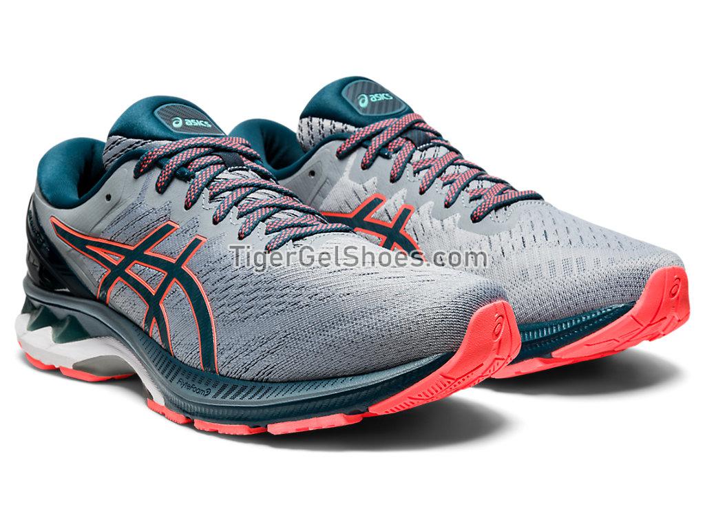 Asics GEL-KAYANO 27 (4E) Sheet Rock/Magnetic Blue 1011A833-021 Mens Running Shoes