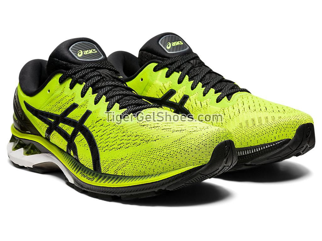 Asics GEL-KAYANO 27 Lime Zest/Performance Black 1011A767-300 Mens Running Shoes