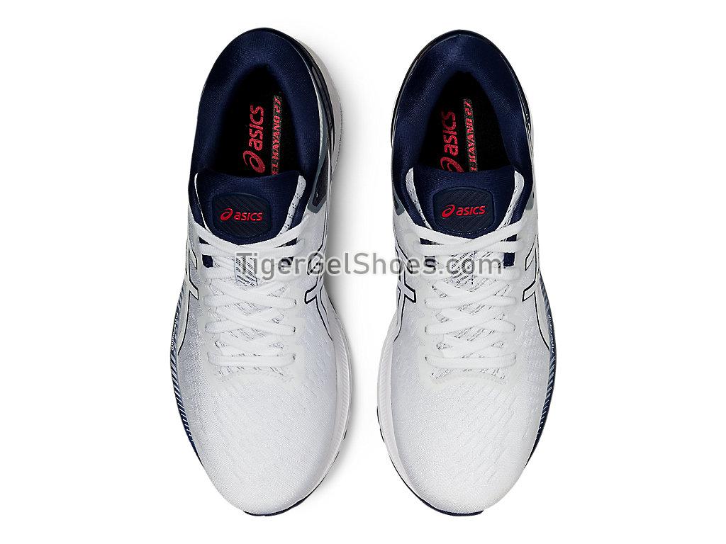 Asics GEL-KAYANO 27 White/Peacoat 1011A767-100 Mens Running Shoes