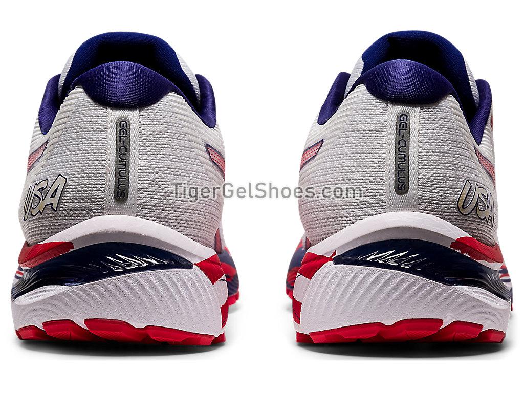 Asics GEL-CUMULUS 22 White/Classic Red 1011B107-100 Mens Running Shoes