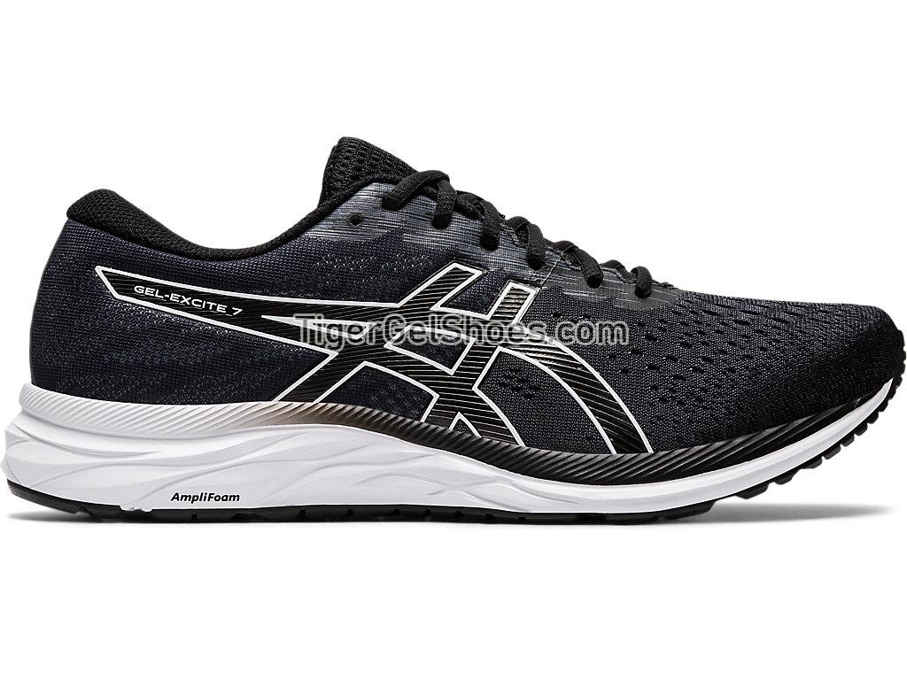 Asics GEL-Excite 7 (4E) Black/White 1011A656-001 Mens Running Shoes