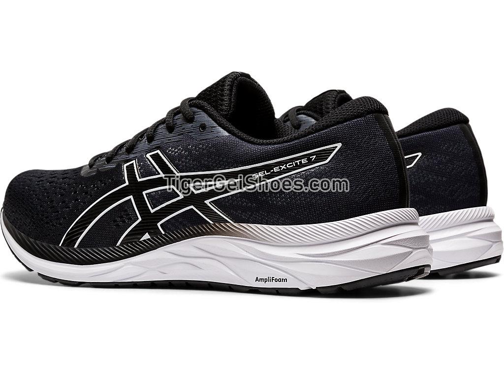 Asics GEL-Excite 7 (4E) Black/White 1011A656-001 Mens Running Shoes