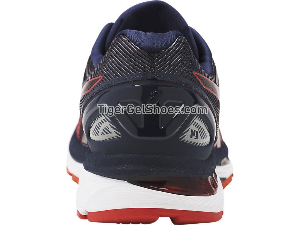 Asics GEL-Nimbus 19 Peacoat/Red Clay/Peacoat T700N-5806 Mens Running Shoes