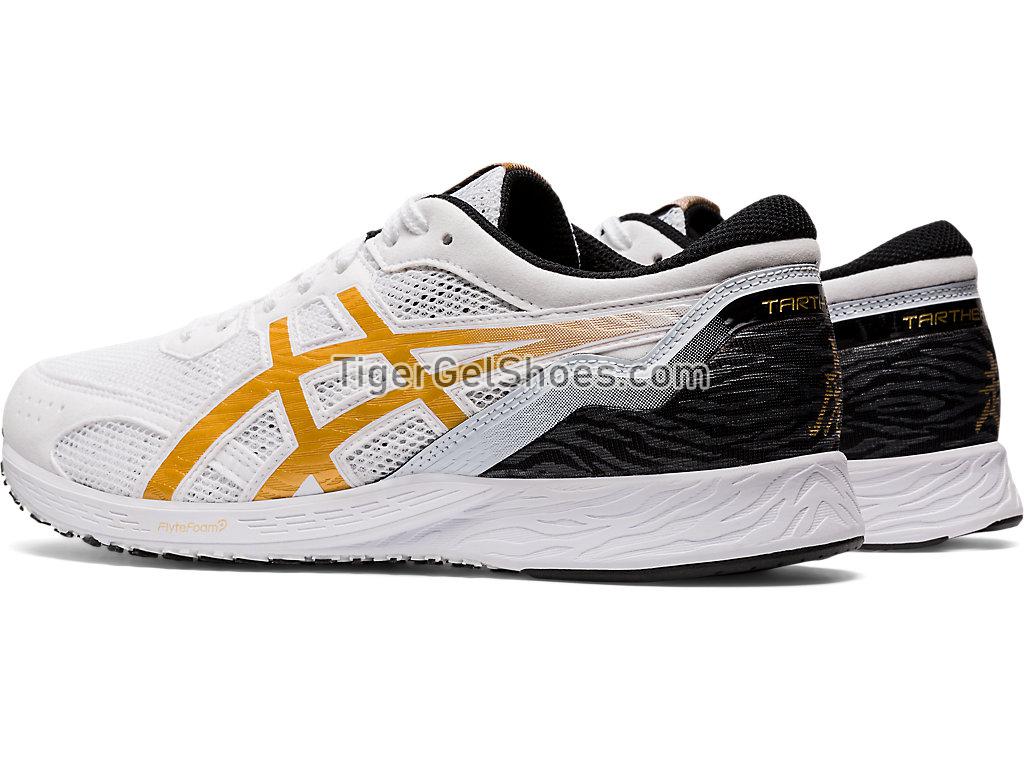 Asics TARTHEREDGE White/Pure Gold 1011A544-101 Mens Running Shoes