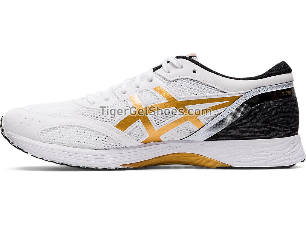 Asics TARTHEREDGE White/Pure Gold 1011A544-101 Mens Running Shoes
